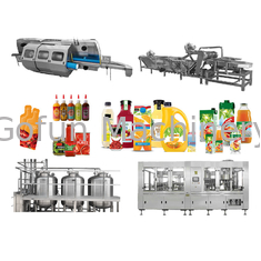 Ligne certification aseptique de mélange et d'emballage de boisson de capacité élevée d'OIN de la machine de remplissage de bouteilles SS304