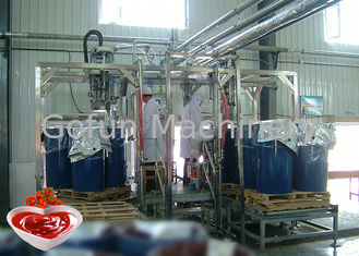 chaîne de fabrication de tomate de 380V SS304 60 Ton/D 1500 T/D