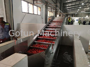 SUS 304 / 316 ligne de production de sauce au ketchup de tomate machines de production mécanisée