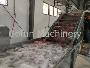la chaîne de fabrication automatique l'eau de sauce tomate 50t/h réutilisent le système