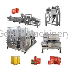 380V machine de traitement de pâte de tomate entièrement automatique économiser de l'eau pour l'usine
