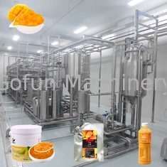 Chaîne de fabrication fruits frais de confiture industrielle de la mangue 100T/D faisant la machine