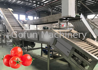Chaîne de fabrication 500T/D SUS304 de tomate industrielle de catégorie comestible